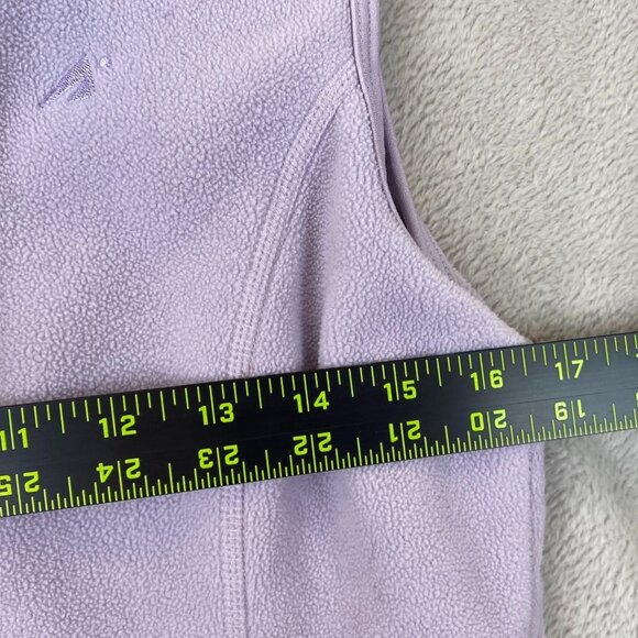 Eastern Mountain Sports Womens Vest Medium Purple Full Zip Fleece Mock Neck - Picture 5 of 11